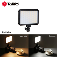 Chine Usine Tolifo Offre Spéciale Alimenté Par Batterie De Haute Qualité 30w sur Caméra Bi Couleur Éclairage VIDÉO LED Photographie Lampe