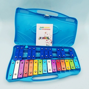 ขายส่ง Glockenspiel แบบ 25 โน้ต ทำจากโลหะ พร้อมกล่องพลาสติกแข็งและไม้ตี สำหรับห้องเรียนดนตรี - Product Image 3