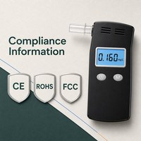 Alcoholímetro Semiconductor, Regalo de Cumpleaños, Detector de Alcohol en el Aliento Confiable para Amigos que Conducen Frequentemente