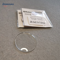 Verre de montre en saphir de qualité supérieure avec lentille achromatique, revêtement antireflet, résistant aux rayures, personnalisable OEM