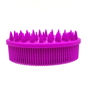 Exfoliating Silicone <b>Body</b> <b>Scrubber</b> 2 in 1 Bath and Shampoo Brush Silicone Bath Brush - Product Image 4