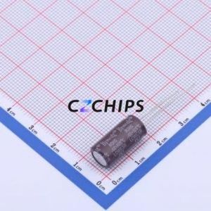 ตัวเก็บประจุอิเล็กโทรไลต์อะลูมิเนียมแบบ Through-Hole รุ่น HY2G150M080160CD288 ขนาด D8xL16 มม. 15uF 20% 400V ขา 3.5 มม. - Product Image 2