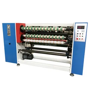 bopp film tape slitting machine edge trim rewinder roll slitter rewinder cutting machine