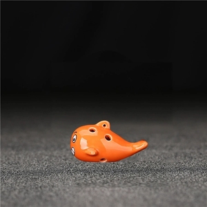 Flûte Ocarina en Porcelaine Colorée en Forme de Requin à 6 Trous avec Trou pour Cordon, Idéale pour l'Éveil Musical des Enfants – Vente en Gros - Product Image 4