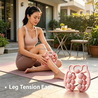 Masseur circulaire à rouleaux pour les jambes, multifonctionnel, pour la relaxation des bras, des épaules et des muscles, adapté aux adolescents, enfants, personnes âgées et à l'entraînement à domicile