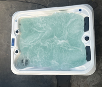 Garten-Außenpool Große Acryl-Badewanne für 3 Personen Hotel-Spa mit Konstanter Temperatur