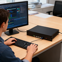 PC Industrial Integrado OEM ODM Intel I5 I7 I9 de 11ª-12ª Generación, 6 LAN, 4 RS232 COM, Montaje en Riel DIN, Computadora de Escritorio Industrial con Win10 Linux