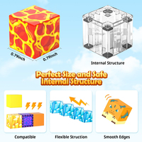 Cubes de construction magnétiques en plastique, jouets éducatifs STEM pour les enfants de plus de 14 ans, développement sensoriel créatif, cadeaux d'anniversaire