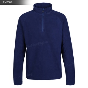 <span class=keywords><strong>Veste</strong></span> Pullover <span class=keywords><strong>polaire</strong></span> demi fermeture éclair pour <span class=keywords><strong>homme</strong></span>, de couleur douce, chaude et respirante à séchage rapide - Product Image 1