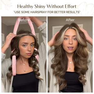 Stirnbänder für Damen, modisches Design als hitzefreier Lockenwickler, keine Hitze, Lockenwickler für müheloses Styling für Wellenformer, DIY Haarstyling - Product Image 4