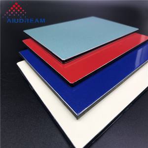 Vente flash, durabilité, Aludream, panneau composite en aluminium ACP de 3 mm et 4 mm, couleurs brossées, panneau solide, haute résistance à la corrosion, série 1000 - Product Image 1