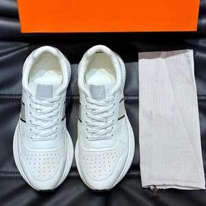 Nuevos zapatos deportivos informales de cuero transpirable para hombres, zapatos de lujo ligeros para mejorar la altura - Product Image 3