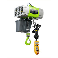 Palan à chaîne électrique à vitesse réglable 220v 380v Mini palan électrique en acier 125kg 250kg 500kg 1000kg Capacité pour la vente au détail
