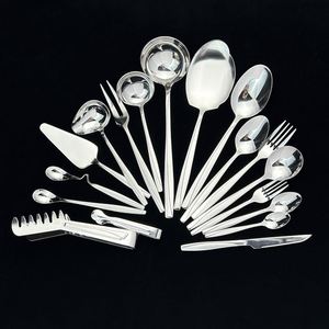 Louche et écumoire en acier inoxydable de haute qualité, spatule ajourée, ustensiles de cuisine domestiques, ensembles d'ustensiles de cuisine en acier inoxydable - Product Image 1