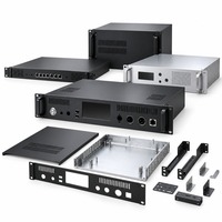 Boîtier de montage en rack personnalisé, OEM, en tôle, 1U, 2U, 3U, 4U, châssis d'équipement électronique fabriqué selon un dessin