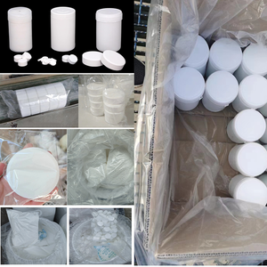 <span class=keywords><strong>Produits</strong></span> chimiques de traitement pour piscines fabriqués en Chine : Acide trichloroisocyanurique (TCCA) en comprimés, poudre et granulés, en fût de 50 kg - Product Image 4