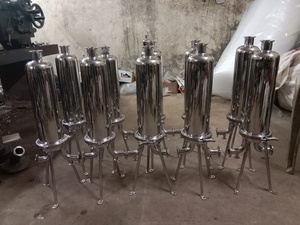 Giá tốt nhất vệ sinh thép không gỉ Cartridge Lọc nhà ở chất lỏng rượu vang nước dầu 5 10 20 30 40 inch lọc dầu vỏ - Product Image 4