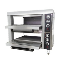 Four à vapeur en acier inoxydable, équipement de boulangerie électrique pour la cuisson de pain moelleux, baguettes et pâtisseries, avec contrôle de l'humidité