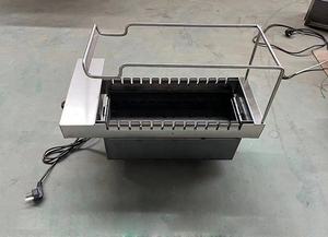 Machine à griller électrique rotative de haute qualité pour restaurant, barbecue automatique rotatif en acier inoxydable au charbon de bois - Product Image 6