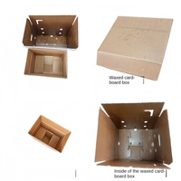 Boîtes d'expédition pliables en carton ondulé, imperméables, résistantes à l'humidité, cirées/immprégnées, pour la vente directe ; Logistique e-commerce