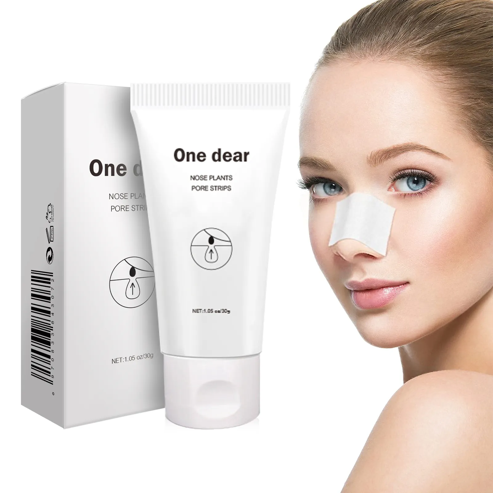 Mitesser entferner Creme Kit Gesichts nasen maske Poren streifen Schwarze Maske Peeling Deep Cleansing Mask