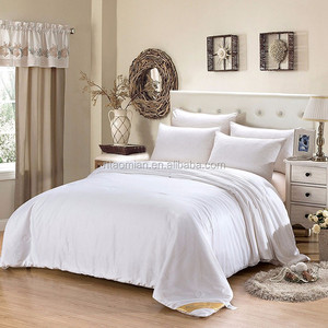 Sábanas blancas, ropa de cama de hotel, 250tc, 300tc, 330tc, fabricante de tela de sábana blanca satinada - Product Image 3