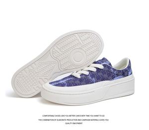 2025 New Style <b>Canvas</b> Lace-up Shoes Mens Casual Sneakers Comfort Breathable Thick Soles Flexible Rubber Outsole Genuine Leather - Product Image 5