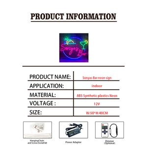 Free custom design LED neon <b>lights</b> & neon signage. Custom LED neon <b>signs</b> available for commercial use, birthday parties and home - Product Image 6