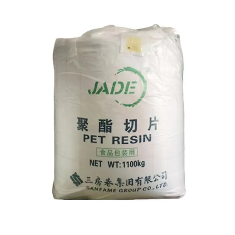 China Fabrik Preis hohe Qualität JADE PET CZ-328 CZ-328A CZ-328H transparente Haustier Harz Haustier Granulat Chips