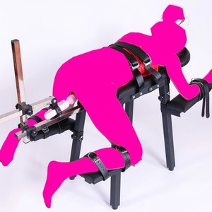 カップル用ポジションチェア プロ仕様 人間工学に基づいた多機能調節可能な寝室用快楽BDSMボンデージ家具システム - Product Image 1