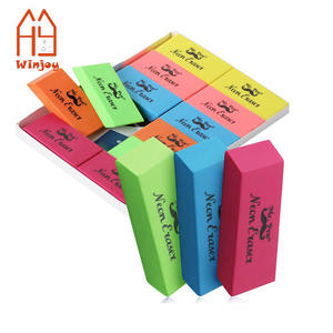 ยางลบเนออนแบบมีขอบมน ปราศจากน้ำยาง ขนาดใหญ่ สำหรับงานศิลปะ การวาดภาพ โรงเรียน สำนักงาน เด็ก และครู - Product Image 1