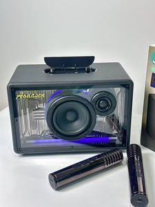 Gymsense kép microphone ngoài trời không Dây BT Karaoke Loa RGB Battery Powered cho trong nhà/máy tính bên sử dụng hoạt động cho - Product Image 3