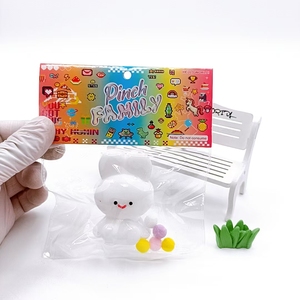 Jouet anti-stress en TPR en forme de lapin mignon, souple et à rebond lent, jouet sensoriel Taba Squishy, cadeau pour enfant, prix de gros - Product Image 4