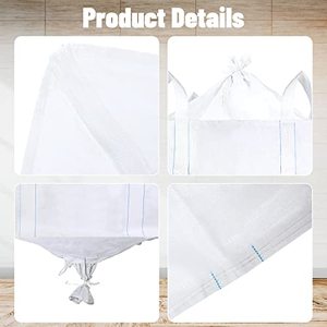 Bolsa de Plástico Resistente para Granos, con Fondo Plano y Asa, para Construcción y Transporte Industrial - Product Image 2