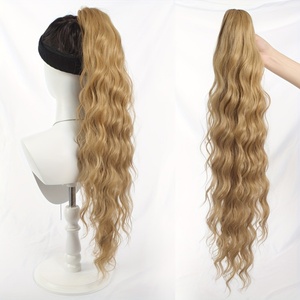 Cola de Caballo Trenzada Estilo Maíz, Cola de Caballo de Fibra Resistente al Calor, Peluca de Cola de Caballo a la Moda - Product Image 6