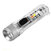 Poche petite lampe de poche LED étanche forte torche lumière Super lumineux linterna Rechargeable métal LED EDC Mini lampe de poche