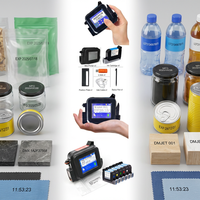 WAISU Mini máquina de codificación portátil de mano Manual QR código fecha Bracode impresora de inyección de tinta para tela y tubos para almacén