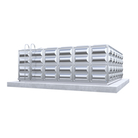 Réservoir d'eau en acier inoxydable soudé |   Réservoir de stockage sanitaire sur mesure en SUS304/316 pour l'eau potable