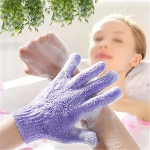 Exfoliating Modern Polyester Shower Gloves <b>Body</b> <b>Scrub</b> Cleansing Tool Bath Towel Back <b>Scrub</b> - Product Image 6
