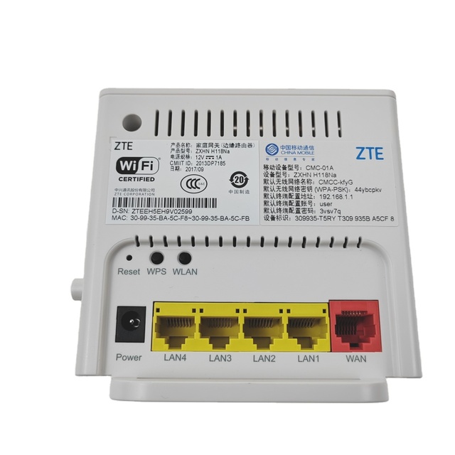 New Stock Available Routes ZTE ZXHN H118na Wireless Router 2.4G 300mbps Chinese Firmware