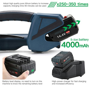 Giảm giá V2 pin-Powered điện máy đóng đai cầm tay dải và Thiết bị cắt - Product Image 3