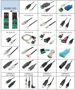 Cable convertidor USB a nivel RS485, convertidor UART Serial a nivel RS485, Chipset FTDI, Cable pelado de 6 vías