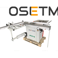 Scie à panneaux à table coulissante OSETMAC MJ6116 pour le travail du bois, 5,5 kW, tension personnalisée, haute précision, compétitive pour les usines de meubles