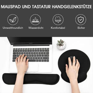 من المصنع مباشرة مكتب مانع للإنزلاق لوحة مفاتيح معصم ذاكرة قطن عبر الحدود منتجات مطاطية بالجملة - Product Image 5