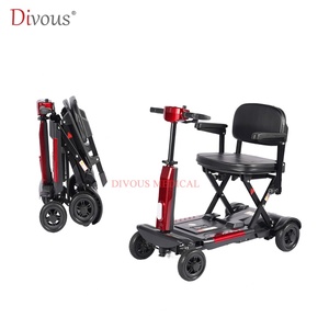 Best Portable Automatic Foldable Lightweight Adults Electric Mobility Scooter With 4 Wheels Elderly Scooter - Product Image 5