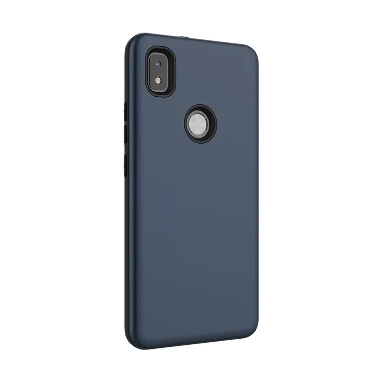 Kuvi — coque de téléphone portable Blade L210, étui résistant aux chocs en TPU + PC hybride de peinture métallique, 2 en 1