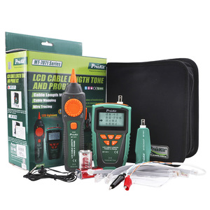 Probador de <span class=keywords><strong>Cables</strong></span> Pro-Tech MT-7071, Analizador de <span class=keywords><strong>Ethernet</strong></span> con Pantalla LCD, Verificador de Longitud de Cable, Herramienta de Rastreo, Detector de Cableado de Red - Product Image 2