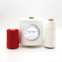 Fil de polyester 100 % filé Xinao, à faible rétrécissement, teint, en cône de papier, 20/2 30/2 40/2 50/2 60/2, pour machine à coudre
