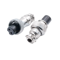 Connecteur électrique fileté Corecon 16 mm détachable GX16 2 broches 4 broches 6 broches, câble d'aviation, prise mâle, prise femelle, alimentation IP55, cuivre