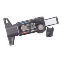 Jauge de profondeur de bande de roulement de pneu automobile A4, outil de mesure numérique en plastique ABS avec écran LCD